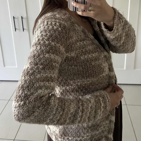 Des Petits Hauts - Wool and mohair cardigan (T3/L) - Picture 4 of 7